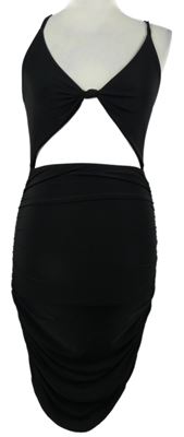 Dámské černé šaty s průstřihem zn. I Saw it first 