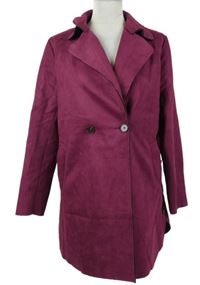 Dámský purpurový semišový kabát Breakout 