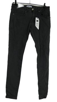 Nové - Pánské šedé skinny rifle Paul Calvin vel. 30