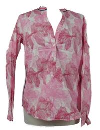 Dámská růžová květovaná halenka Basefield 