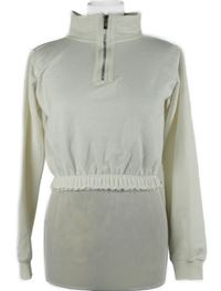 Dámská bílá crop mikina PrettyLittle Thing