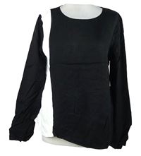 Dámská černo-bílá halenka Someday 