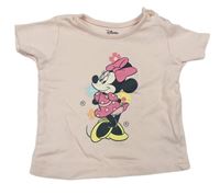 Světlerůžové tričko s Minnie Disney