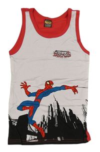 Bílo-červené tílko se Spidermanem 
