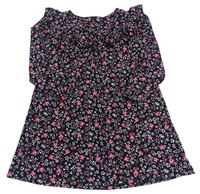 Černé květinové šaty Matalan
