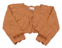 Oranžové pletené bolerko Next