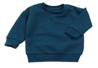 Petrolejová žebrovaná mikina Primark