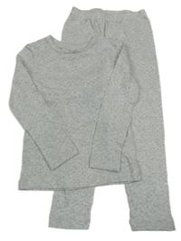 2set- Světlešedé spodní triko + kalhoty TU