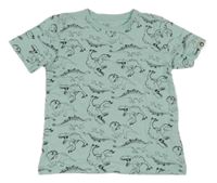 Světlemodré tričko s dinosaury Topolino