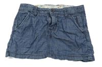 Tmavomodrá riflová sukně H&M