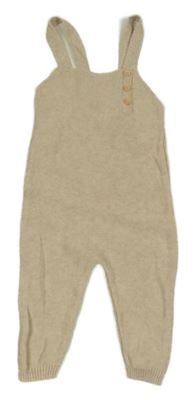 Béžové žíhané pletené laclové kalhoty Lupilu