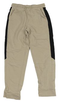 Béžovo-černé tepláky Urban