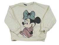 Smetanová mikina s Minnie Zara