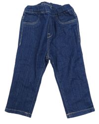 Tmavomodré džegíny H&M