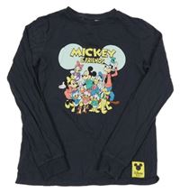 Tmavošedé pyžamové triko s Mickeym a kamarády H&M