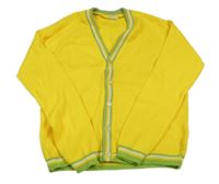 Žlutý propínací setr se zeleným lemem