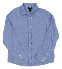 Modro-bílá proužkatá košile H&M