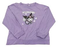 Fialové triko s Kuromi 