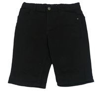 Černé riflové skinny kraťasy Denim