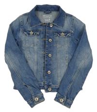 Světlemodrá riflová crop bunda C&A