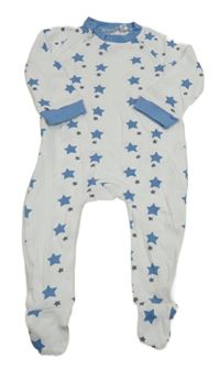 Bílo-modrý overal s hvězdičkami 