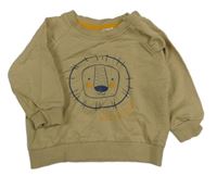 Béžová mikina se lvem Ergee