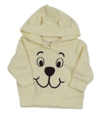 Smetanová fleecová mikina s pejskem Bonprix 