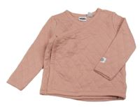 Světlerůžová prošívaná zavinovací mikina Lily&Dan 