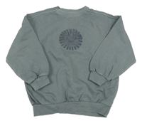 Šedá oversize mikina se lvem George 