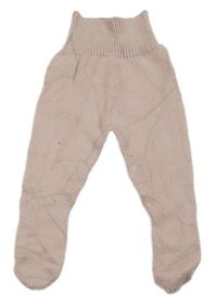 Světlerůžové pletené polodupky Shein