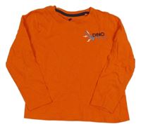 Oranžové triko s kytarou Lupilu