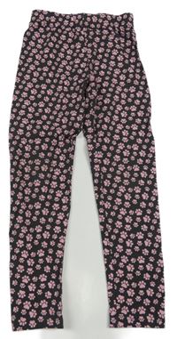 Tmavošedé legíny s ťapičkami Little kids