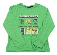 Zelené triko Minecraft PRIMARK