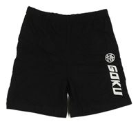 Černé bavlněné kraťasy s nápisem Primark 