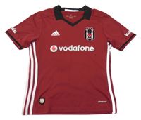 Červený funkční fotbalový dres Adidas