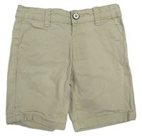 Béžové chino plátěné kraťasy Denim Co.