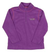 Fialová fleecová funkční mikina s logem Regatta