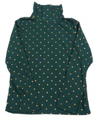 Smaragdový puntíkatý rolák C&A