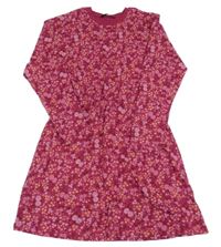 Vínové šaty s kytičkami George