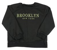 Černá mikina s nápisy 