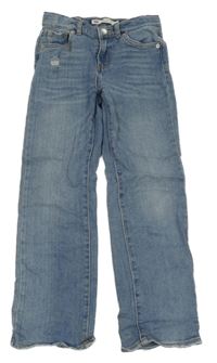 Modré wide leg rifle s prošoupáním Levi´s
