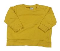 Hořčicová mikina zn. H&M