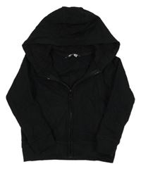 Černá propínací mikina s kapucí Pep&Co