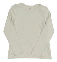 Smetanové triko H&M