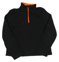 Černá fleecová mikina Alive