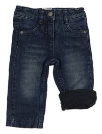 Tmavomodré podšité rifle Impidimpi