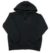 Černá propínací mikina s kapucí Primark