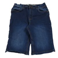 Tmavomodré riflové skinny kraťasy Denim Co.