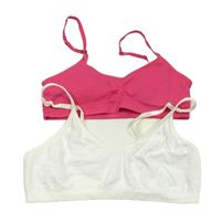 2x lambáda - bílá + tmavorůžová