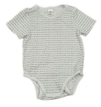 Bílé pruhované body Topomini